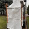 Big Bag rozmiar zewnętrzny 90x90x120 cm, tkanina PP biała
