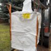 Big Bag rozmiar zewnętrzny 90x90x120 cm, tkanina PP biała