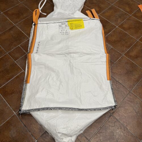 Big Bag rozmiar zewnętrzny 90x90x120 cm, tkanina PP biała