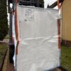Big Bag rozmiar zewnętrzny 90x90x120 cm, tkanina PP biała