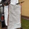 Big Bag rozmiar zewnętrzny 90x90x140 cm, tkanina PP biała