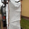 Big Bag rozmiar zewnętrzny 90x90x180 cm, tkanina PP biała