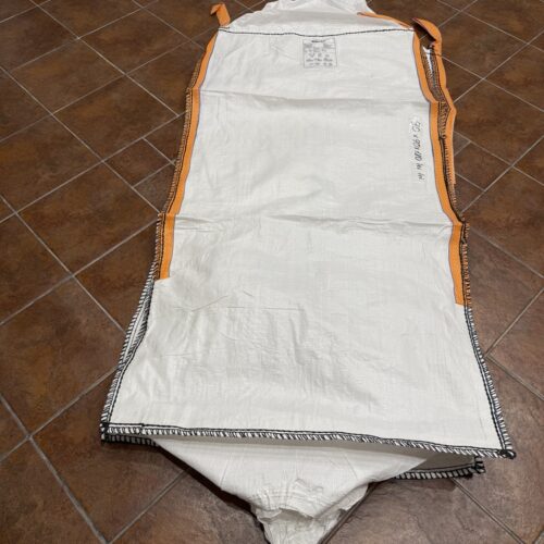 Big Bag rozmiar zewnętrzny 90x90x180 cm, tkanina PP biała